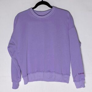 Lululemon Athletica Light Purple Crew Neck Pullover Sweatshirt S